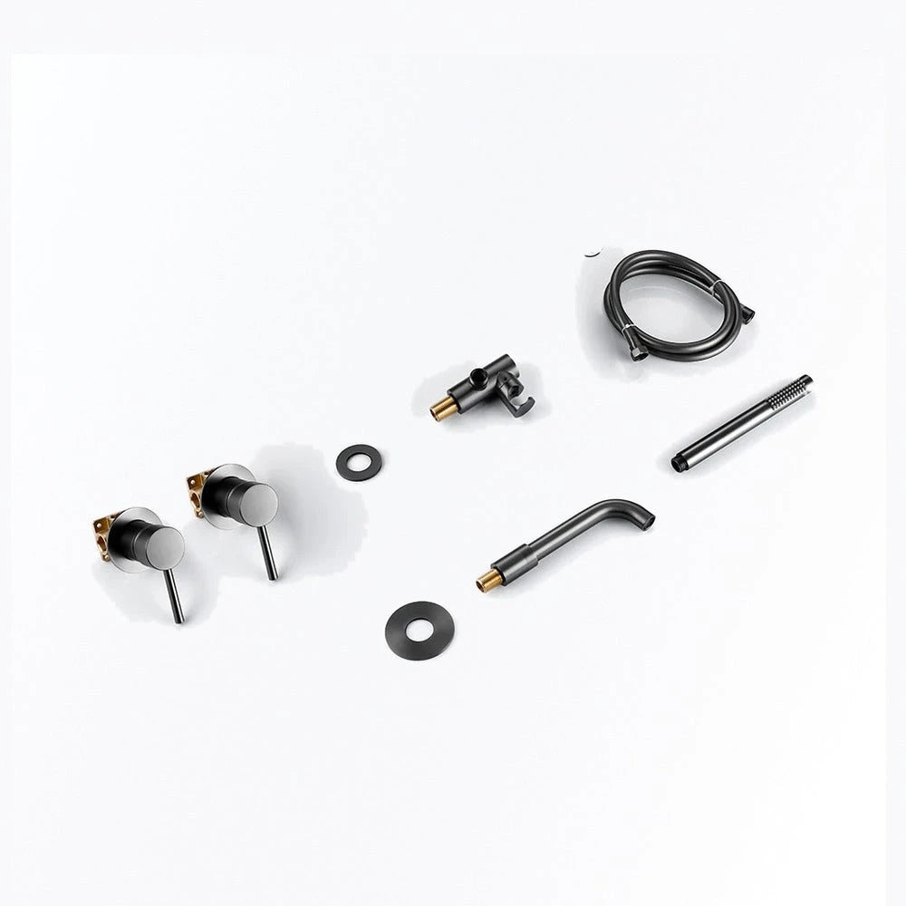 Talvio – mitigeur bain-douche, gun metal