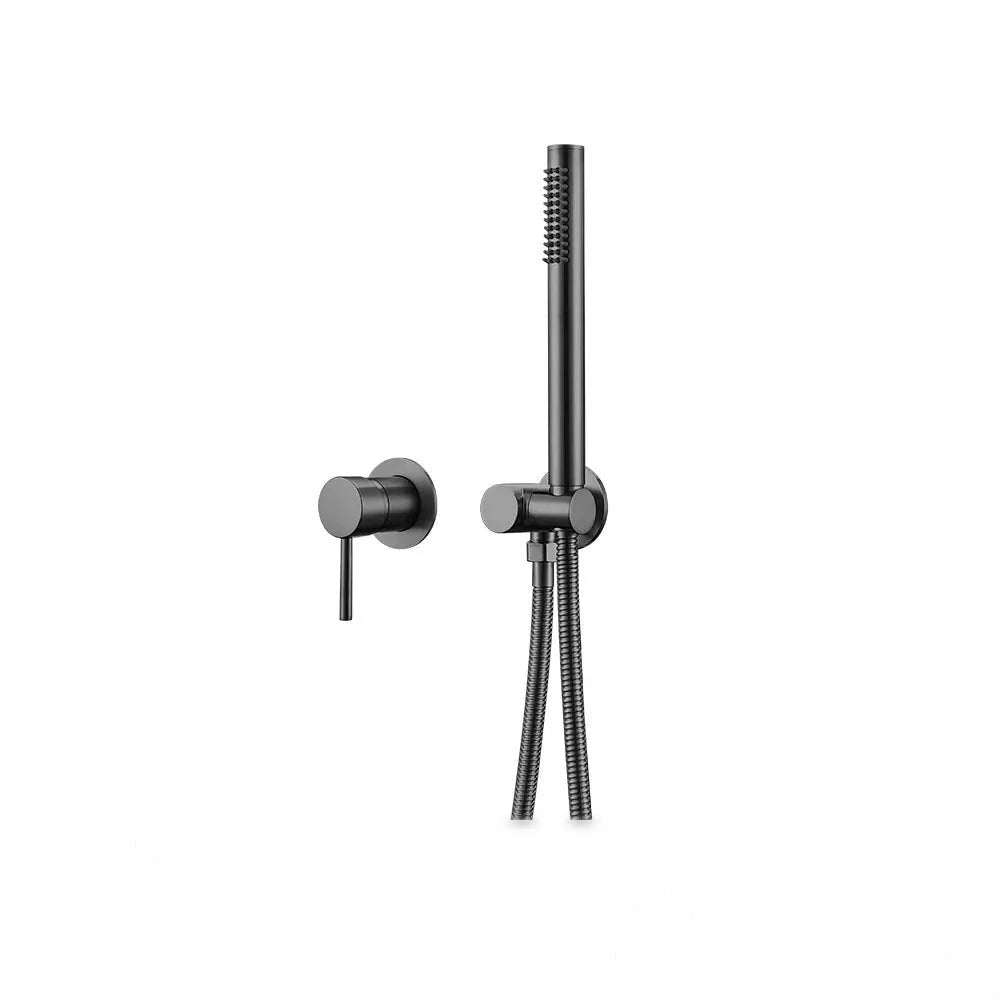 Murva – douche encastrée, gun metal