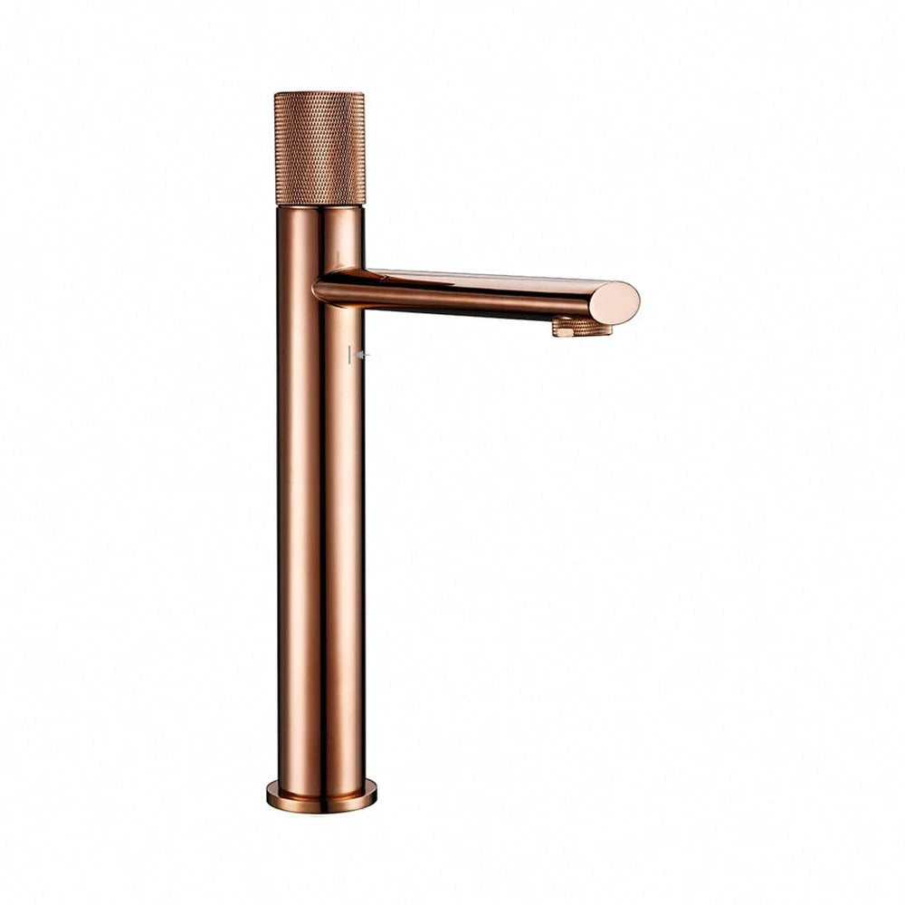Stelane – mitigeur lavabo, or rose brossé