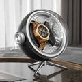 Remontoir Lunette deux montres, finition noire