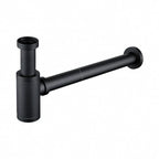 Siorel – siphon de lavabo, noir mat