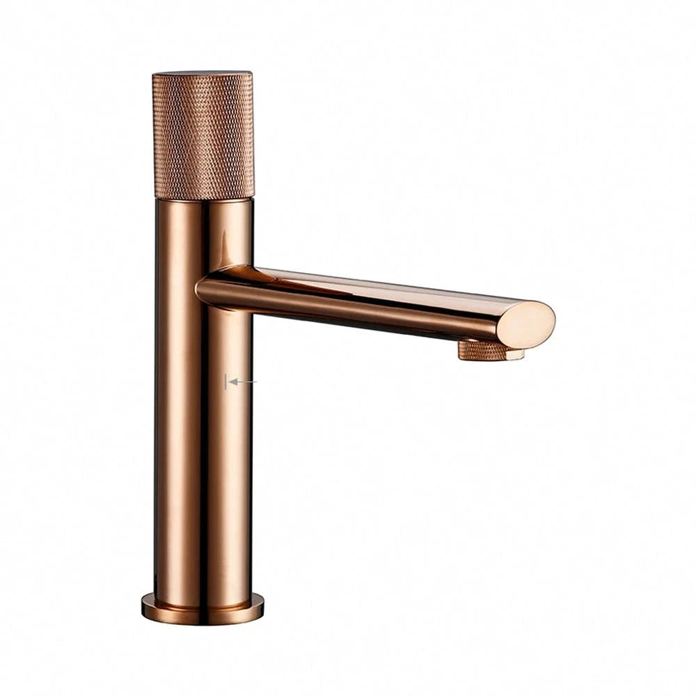 Stelane – mitigeur lavabo, or rose brossé