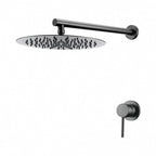 Pluvel – douche encastrée, gun metal