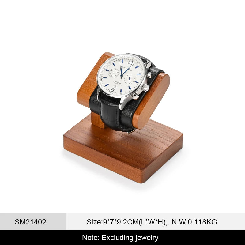 Présentoir Carrure chevalet, une montre, suédine noire