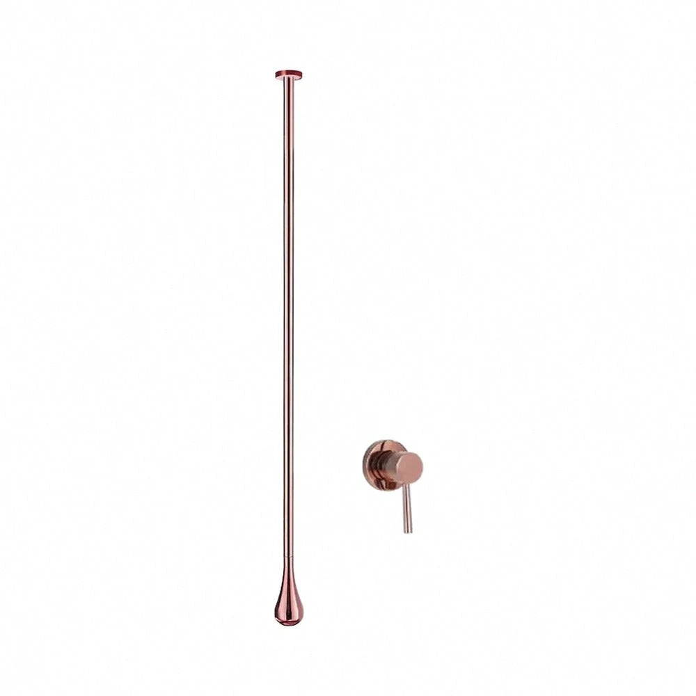 Filane – robinet lavabo suspendu, or rose brossé