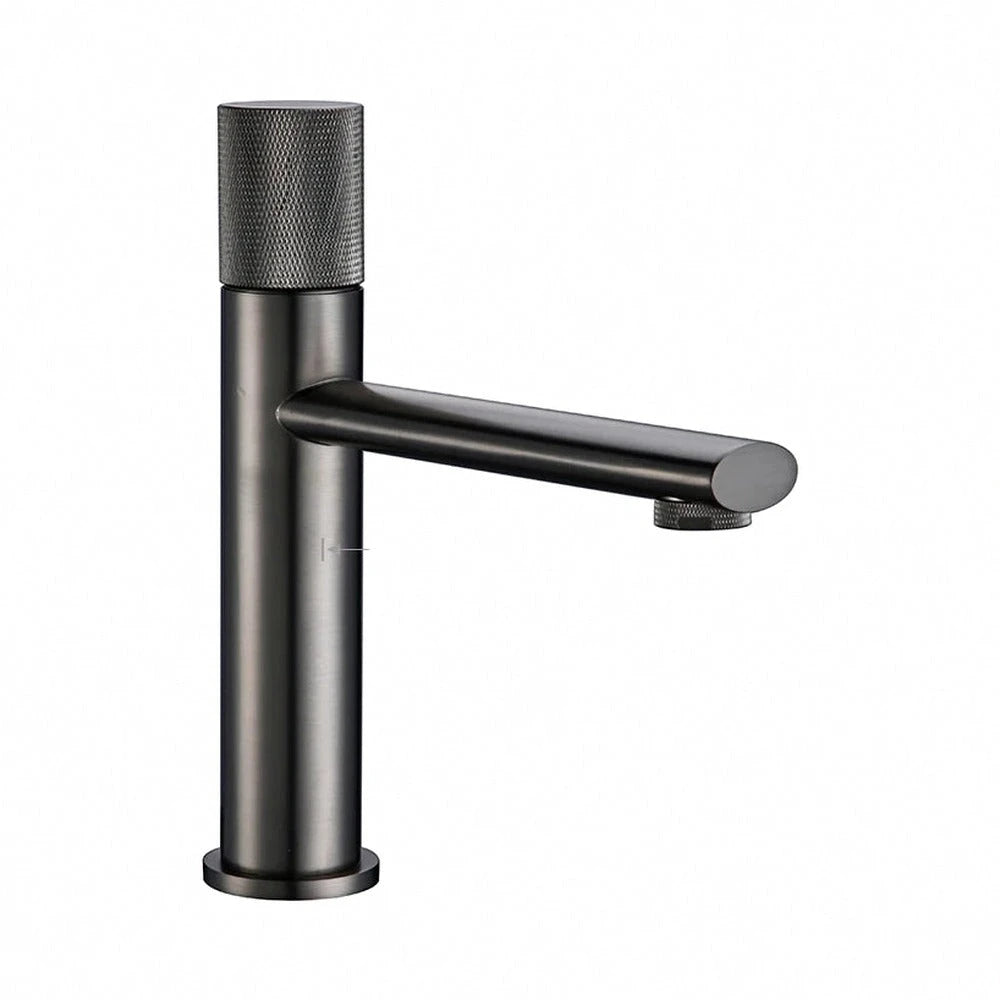 Molvane – mitigeur lavabo, gun metal