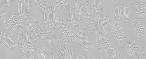 Papier peint effet plâtre peigné gris perle : vue de la matière, stries de plâtre peigné gris perle