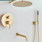 Ombrel – douche encastrée, 3 fonctions
