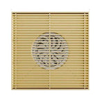 Quadrio – siphon de sol, or brossé