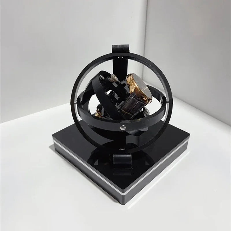 Remontoir Tourbillon vu de trois quarts