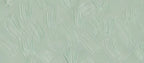 Papier peint effet plâtre peigné vert sauge : vue du motif, plâtre vert sauge travaillé en larges coups de peigne