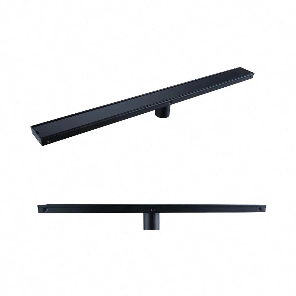 Lineo – caniveau de douche, noir mat