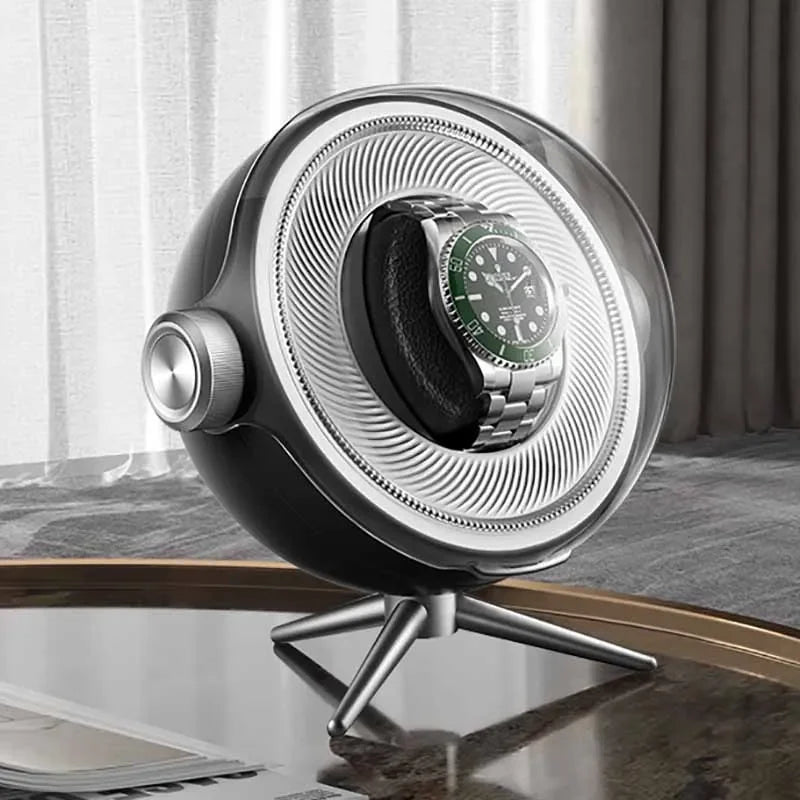 Remontoir Lunette une montre, finition noire