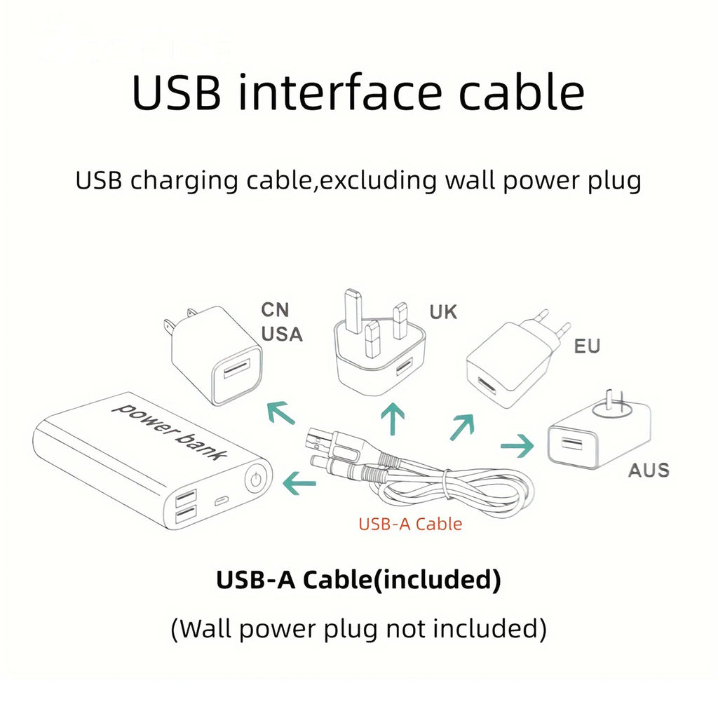 Câble USB du remontoir Trotteuse