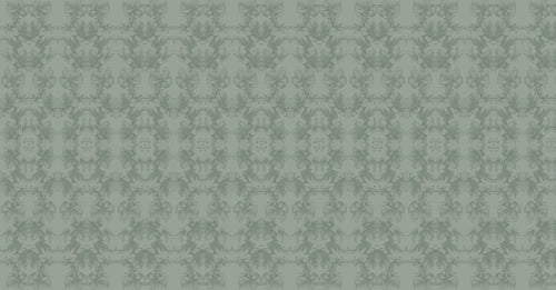 Papier peint effet damas estompé vert sauge : vue de la matière, damas ton sur ton vert sauge, presque effacé