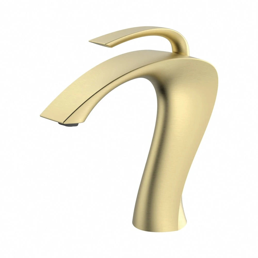 Volane – mitigeur lavabo, or brossé