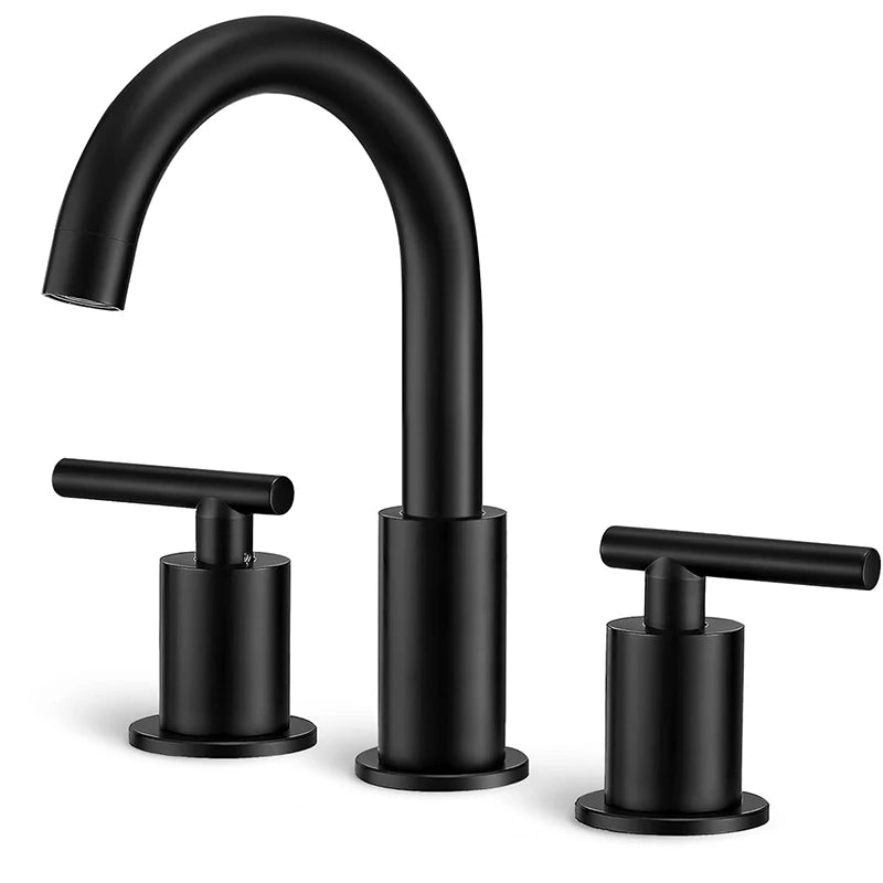 Tribel – mélangeur lavabo, noir mat