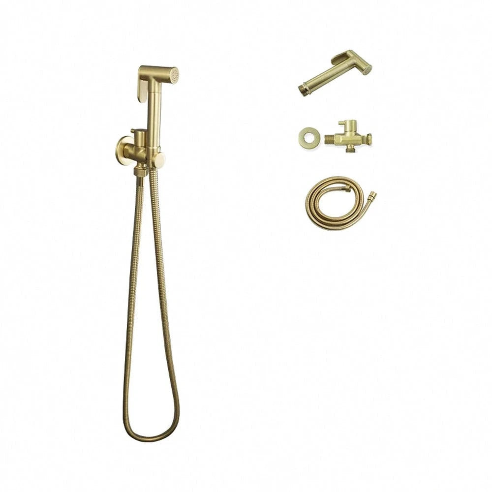 Spirel – douchette WC, or brossé