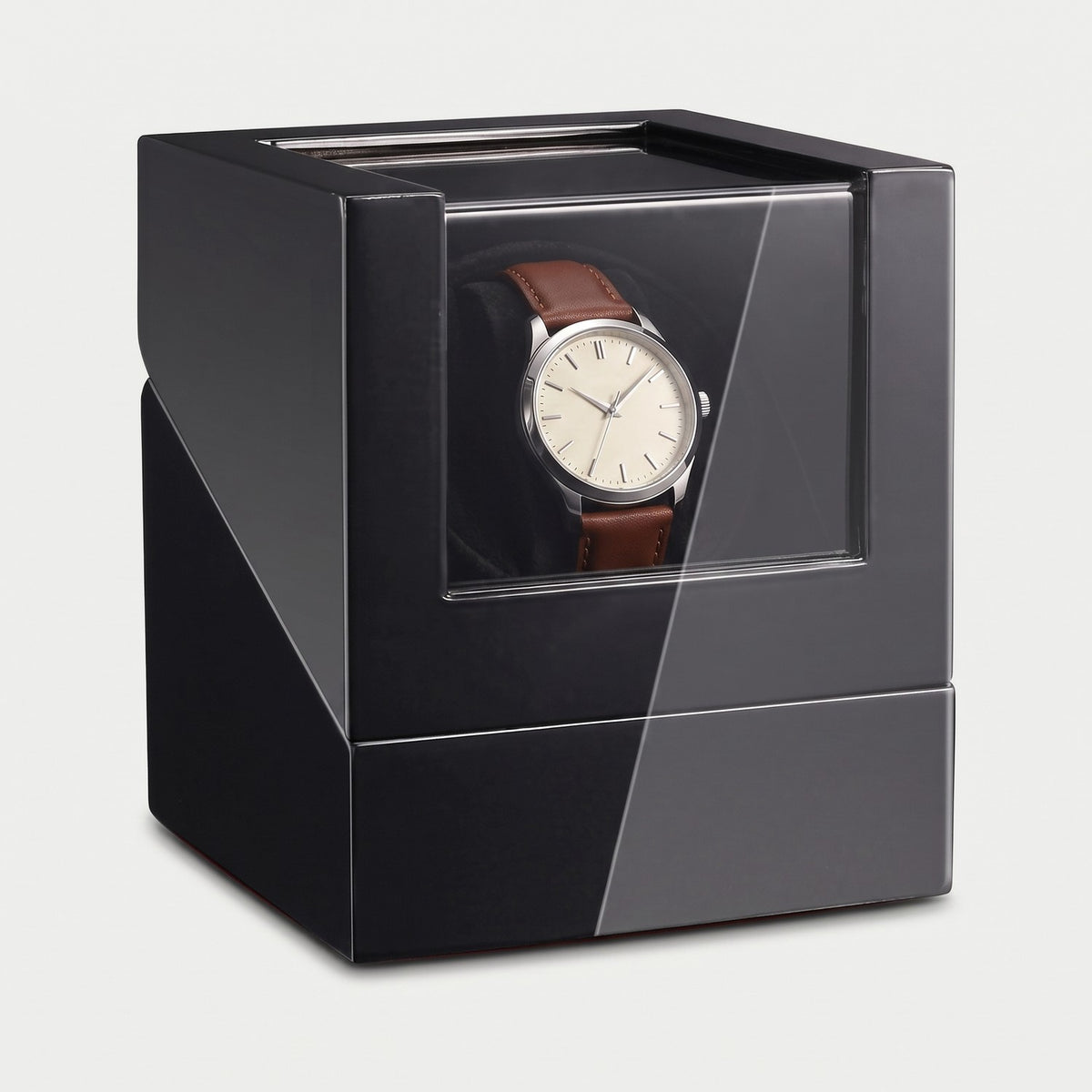 Remontoir Couronne une montre, noir, une montre sur son coussin
