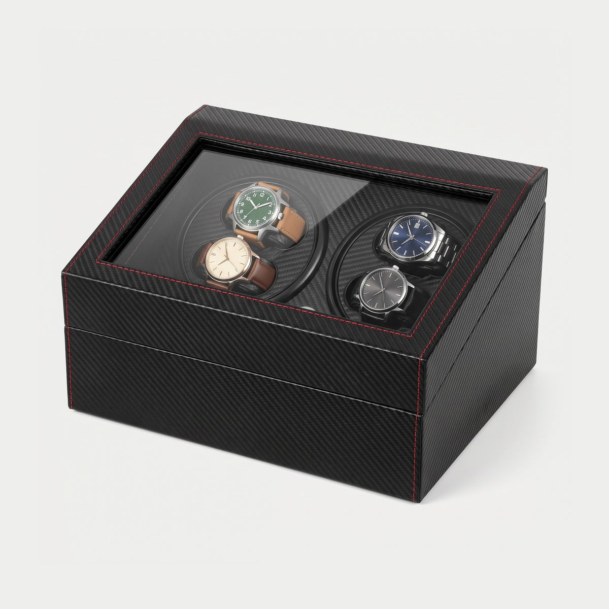 Remontoir Pont 4 montres, version EU, quatre montres sur leurs coussins